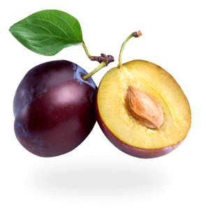shown picture of plums